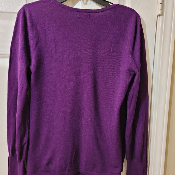 Apt. 9 long sleeve Pullover sweater M purple - Picture 5 of 5